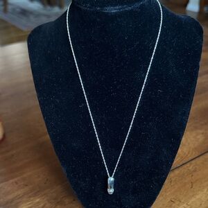 Simply Elegant Sterling Silver Pendant Necklace